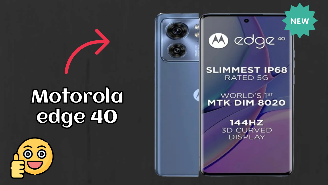 Motorola Edge 40 Display Review: P-OLED Quality