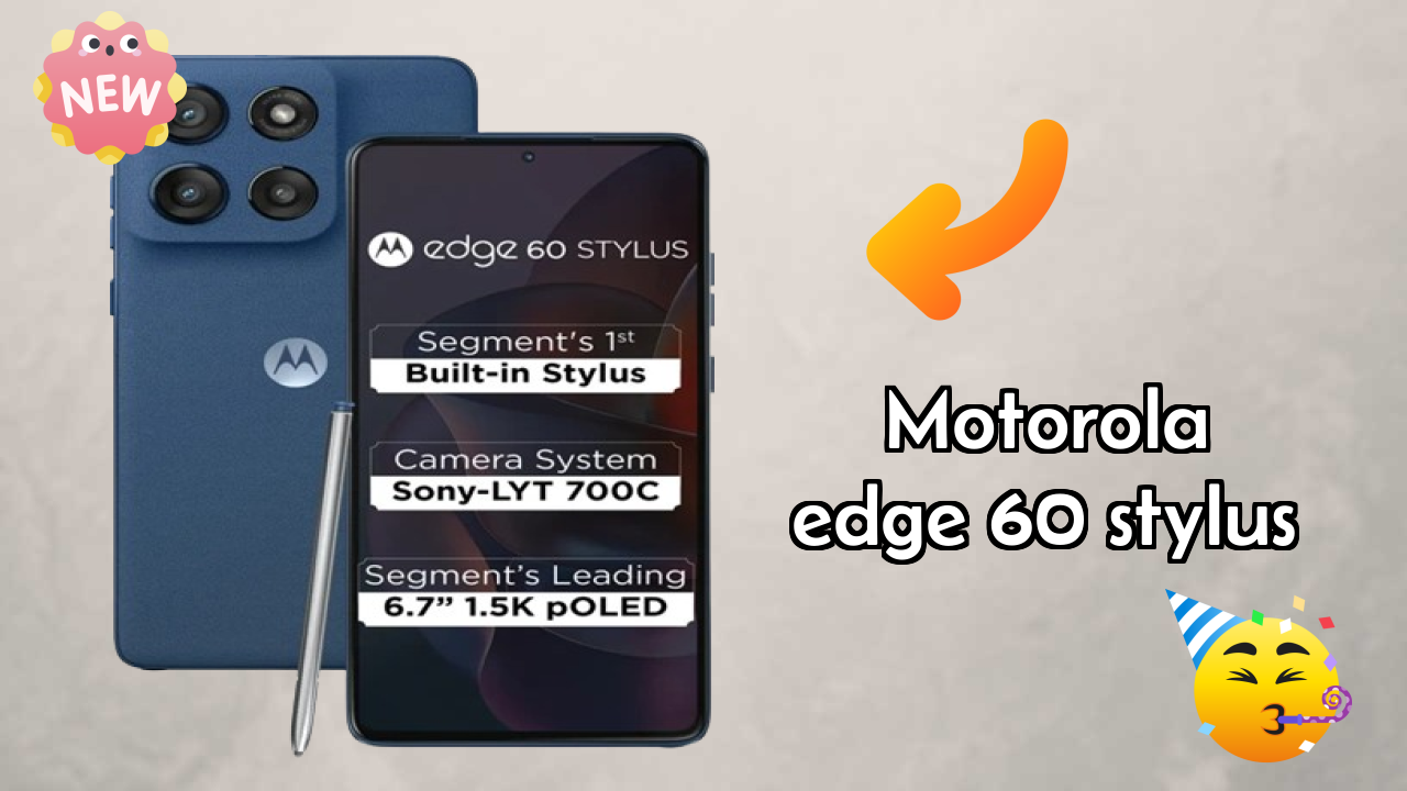Motorola Edge 60 Stylus Display Technology: P-OLED Quality
