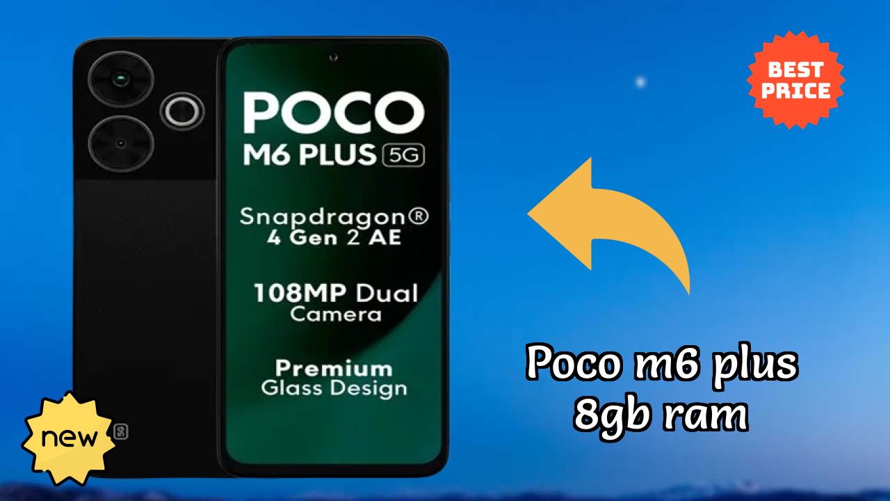 POCO M6 Plus 8GB RAM at ₹10,374 - Best Deal Available