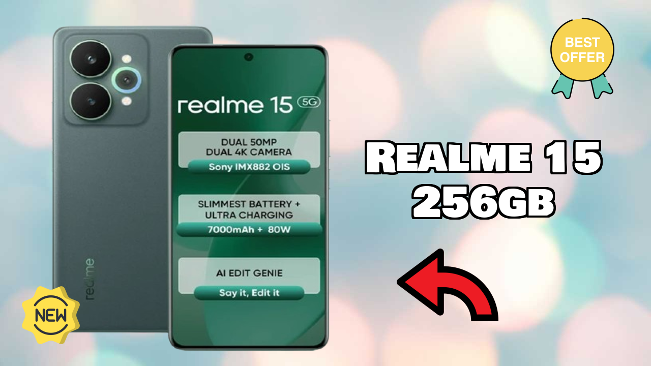 Realme 15 256GB at ₹25,599 - Best Features Explained