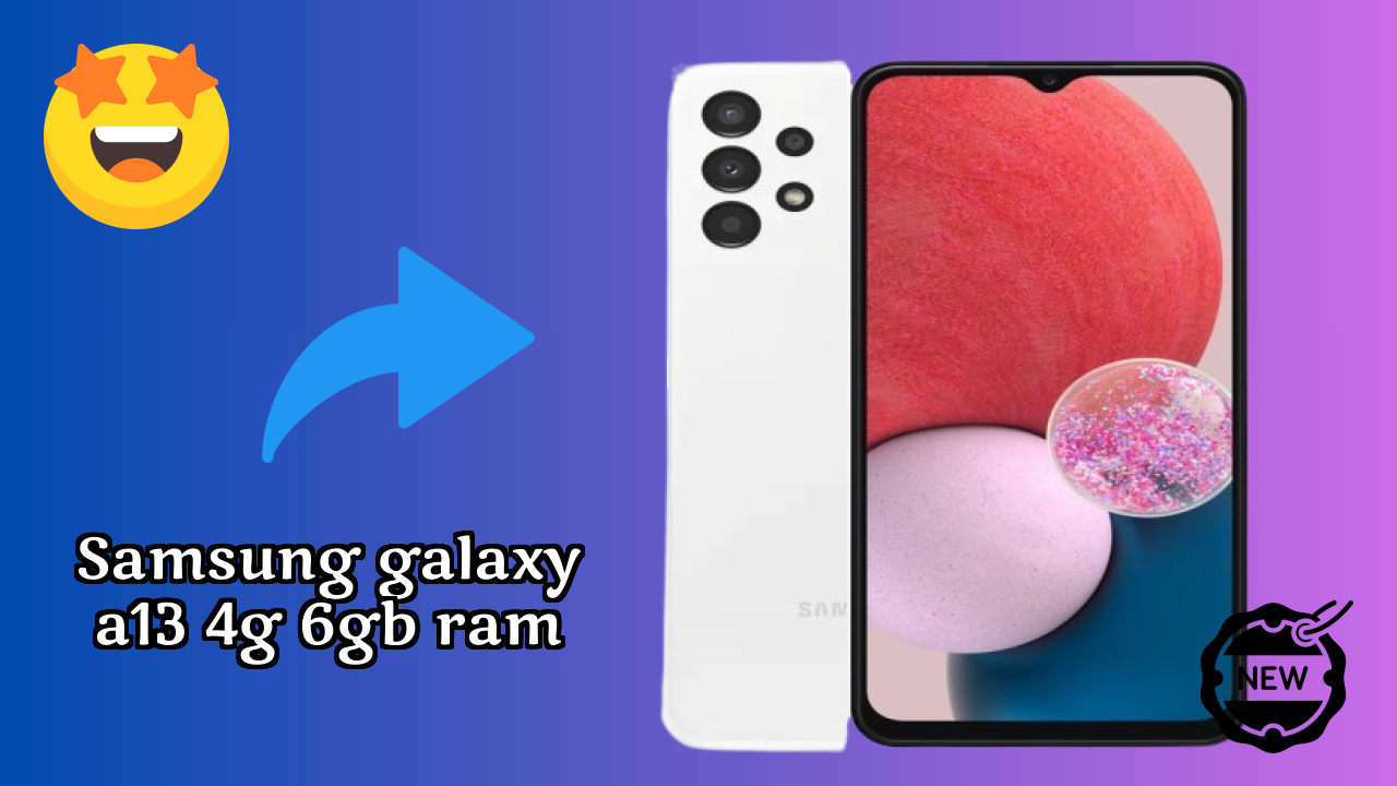 Samsung Galaxy A13 4G 6GB RAM Display Analysis: 6.6 Inches (16.76 Cm) Screen