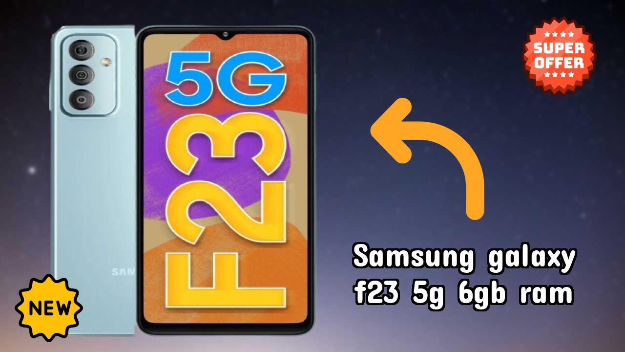 Samsung Galaxy F23 5G 6GB RAM Display Review: 6.6 Inches (16.76 Cm) Screen Quality