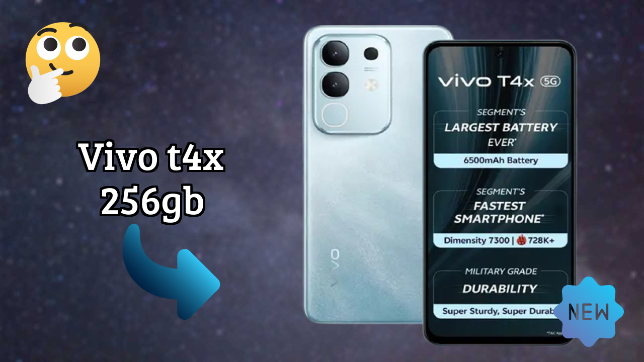 Vivo T4X 256GB Display Technology: LCD Review